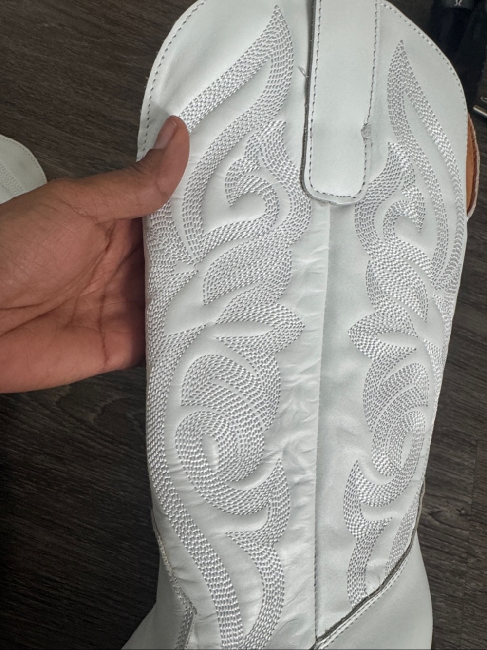 NWOB DINGO White Hensley Western Boot size 9M - Picture 8 of 14